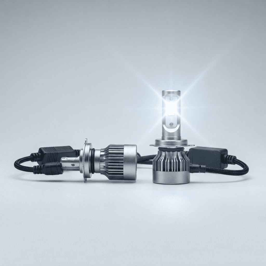 Kit de lâmpadas LED automotivas com dissipador de calor